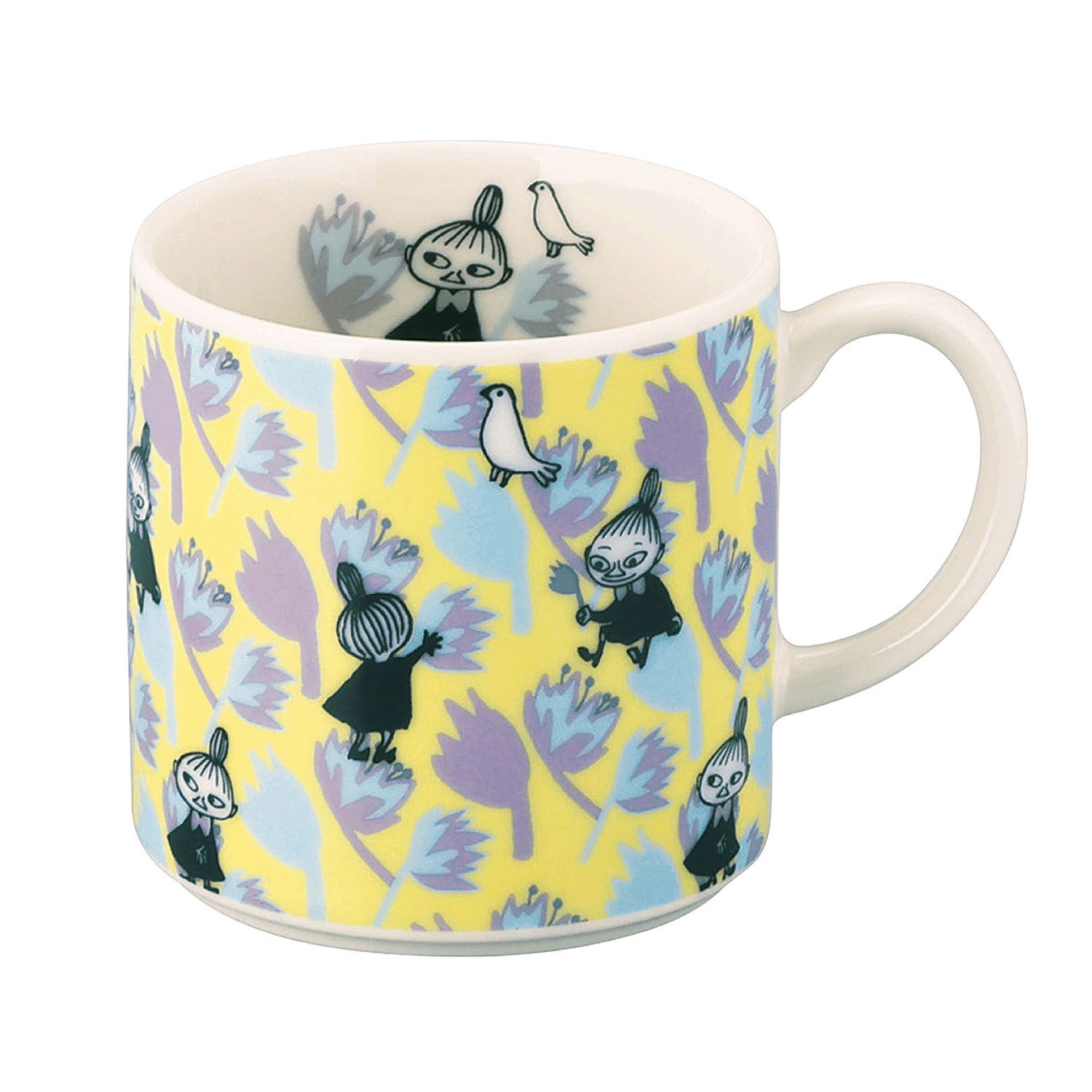 MOOMIN 嚕嚕米 小不點主題馬克杯 2026年版 300ml 小鳥／黃色｜ムーミン マグ リトルミイフェア 2026
