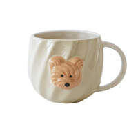 動物餅乾造型馬克杯 390ml 小屁股尾巴 附盒 3色｜サブレアニモー マグカップ