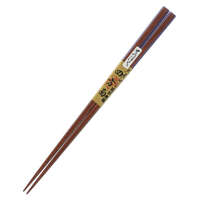 江戶木箸 大黑屋 四方面八角筷 大 23.5cm 綠色／紫色 日本製｜新カラー四方面 大
