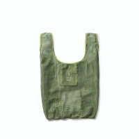 方格網眼購物袋 S H30×W28cm 側寬19cm【OMCC】｜OMCC SHOPPING BAG SQUARE MESH Sサイズ