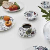 ARABIA Runo Summer Ray 咖啡杯盤組 藍花 180ml｜【ARABIA】ルノサマーレイ コーヒーカップ＆ソーサー