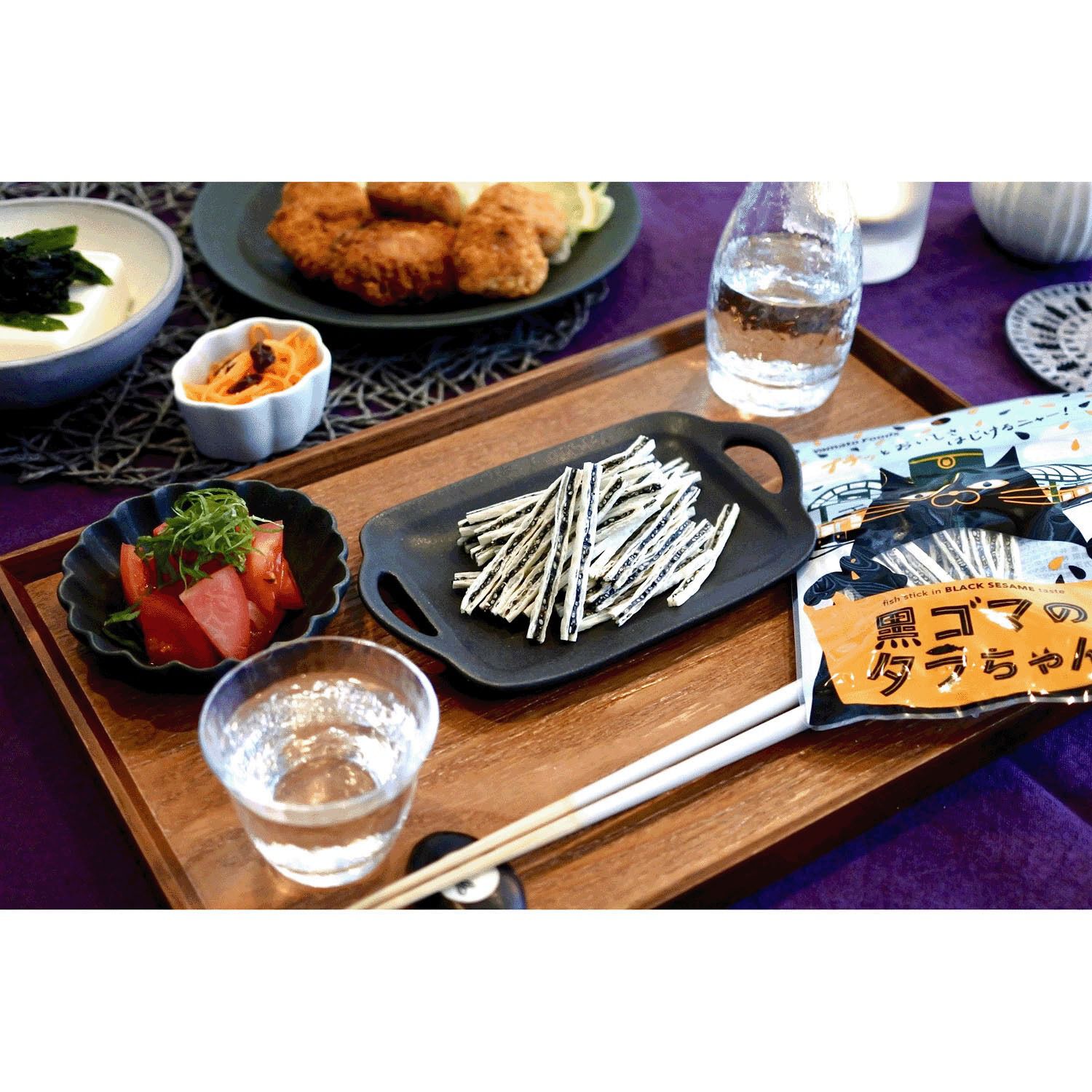 黑芝麻鱈魚零食