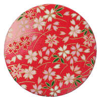 日本製和紙茶葉罐 櫻花圖案 附密封內蓋 150g｜桜150g