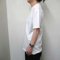 【ANGE IN DISGUISE】提籃圖案印花T恤 白色 ｜ANGE IN DISGUISE プリントTシャツ "バスケット"