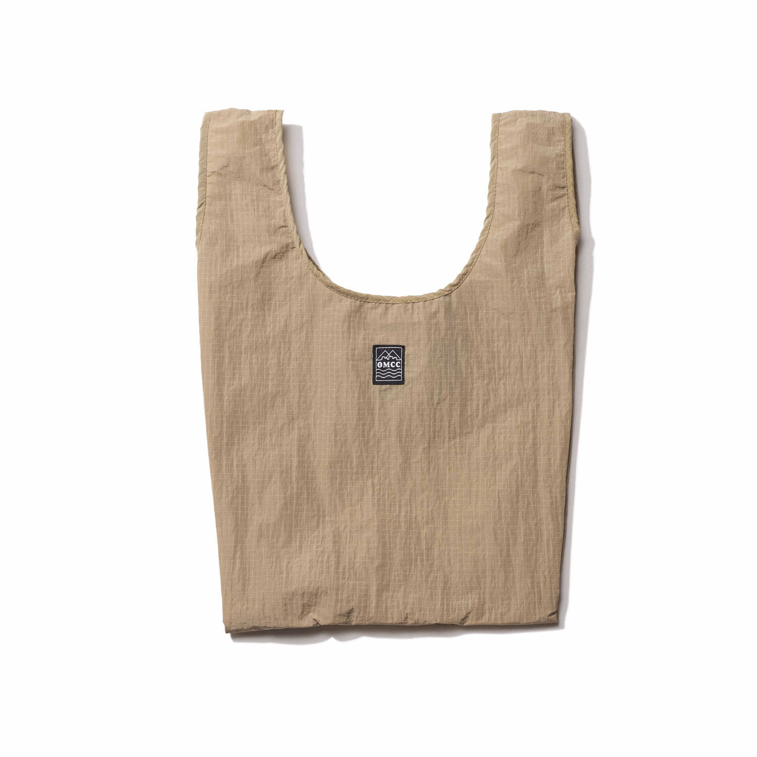 防撕裂尼龍購物袋 S 撥水 H30×W28cm 6色【OMCC】｜OMCC SHOPPING BAG NATURAL RIPSTOP Sサイズ