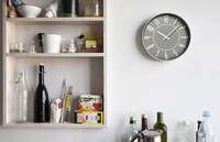 Lemnos eki clock 掛鐘（Gray 灰色）