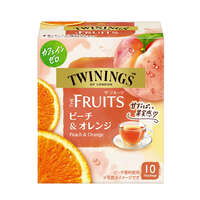 TWININGS 無咖啡因水蜜桃柳橙水果茶 茶包2g×10袋 波蘭產｜トワイニング ザ・フルーツ（ピーチ＆オレンジティ）