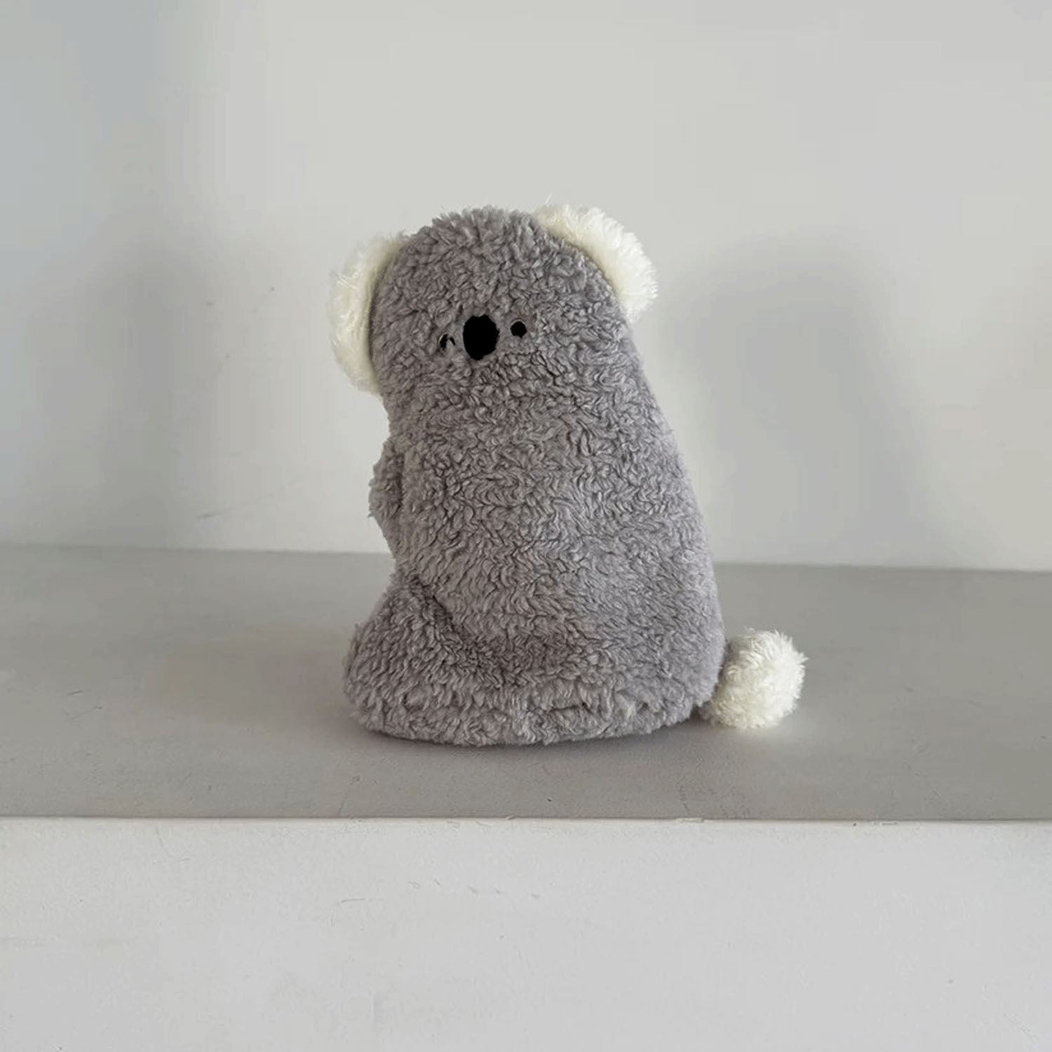 無尾熊造型 立體毛絨收納包 可自立 6×15×6cm|チャミー ポーチ コアラ
