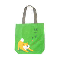 柴犬柴田 棉質A4托特包 39×38cm 不要不要款 2色｜A4トート いやいやしばたさん