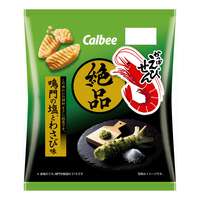 極品蝦餅 鳴門鹽與芥末口味｜カルビー 絶品かっぱえびせん 鳴門の塩とわさび味