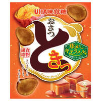 日本地瓜條餅乾 焦香牛奶糖風味 60g UHA｜おさつどきっ 焦がしキャラメル