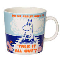 ARABIA 嚕嚕米 Talk It All Out 戲劇化 漫畫馬克杯 400ml 瓷器｜ARABIA MOOMIN マグ トークイットオールアウト