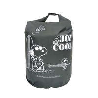 史努比 防水收納袋 15L 捲口式 耐水性2000mm 灰色｜スヌーピー 防水バッグJCサーフ 15L（グレー）