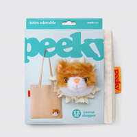 動物探頭帆布托特包 39.5×39cm A4可放【SUCK UK】｜SUCK UK Peeky トートバッグ