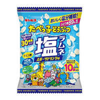動物造型鹽味彈珠糖 運動飲料風味 10袋入 Ginbis｜たべっ子どうぶつ 塩ラムネ スポーツドリンク味