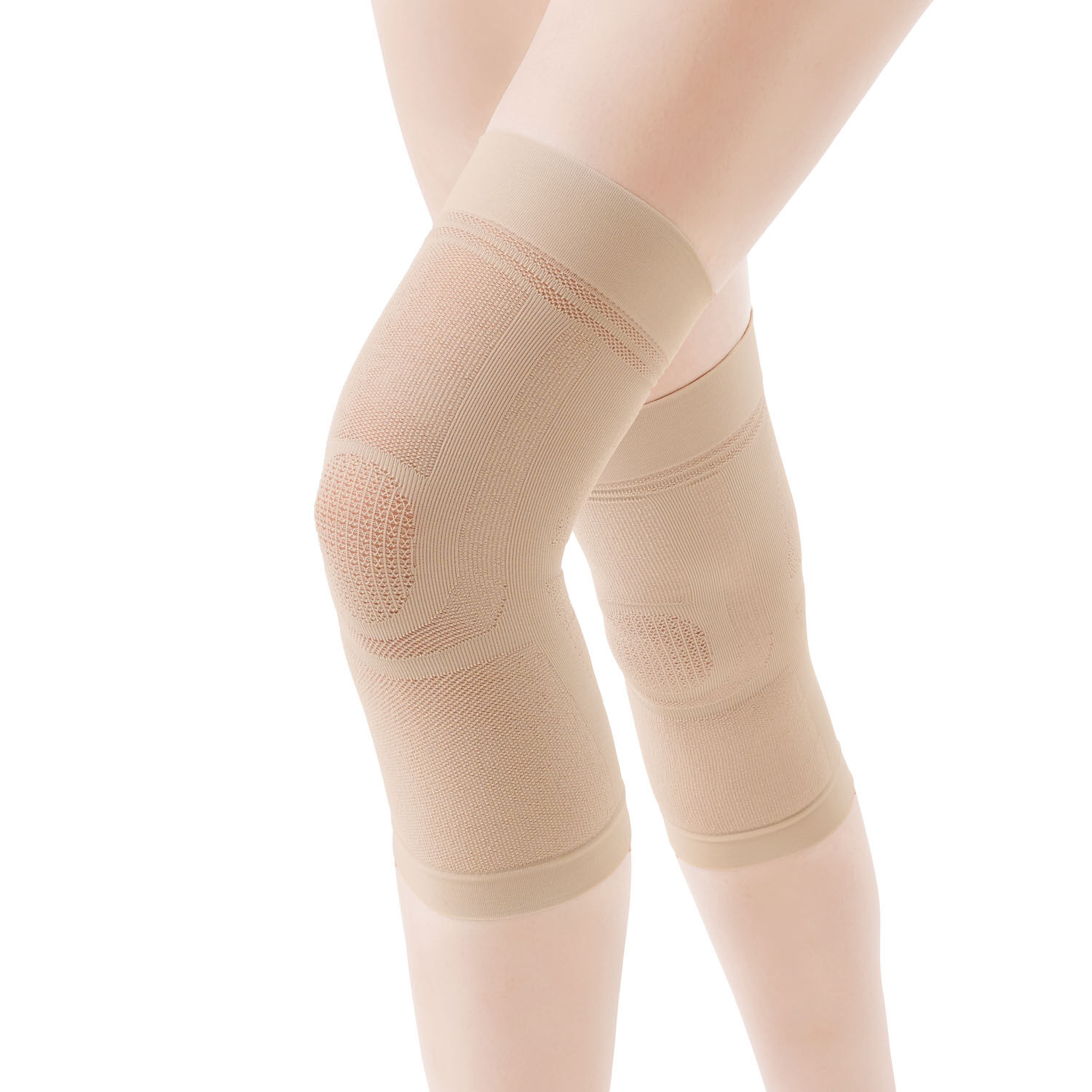 Dr.PRO 極薄膚色護膝 厚約1mm 膝圍24-46cm｜Dr．PRO 薄型固定ひざサポーター