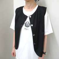 【ANGE IN DISGUISE】提籃圖案印花T恤 白色 ｜ANGE IN DISGUISE プリントTシャツ "バスケット"