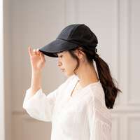 寬簷可收納棒球帽 淺灰 shesay｜shesay コンパクトにできる ワイドなブリムキャップ /LG