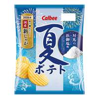 夏季限定薯片 對馬濱御鹽口味｜カルビー 夏ポテト 対馬の浜御塩味