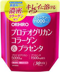 ORIHIRO 蛋白多醣膠原蛋白&胎盤素粉 180g｜日本品牌・日本直送