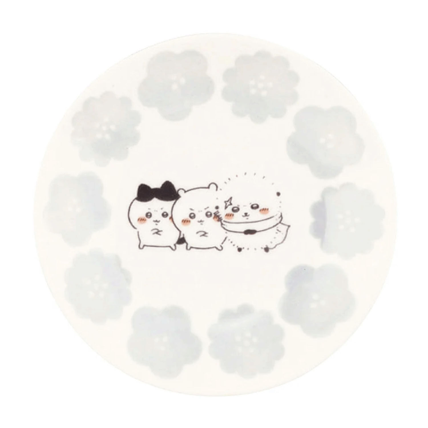 Chiikawa 吉伊卡哇 幸福花開瓷盤 13.5cm 黃粉藍三色｜ちいかわ ハッピーブロッサム 13．5プレート
