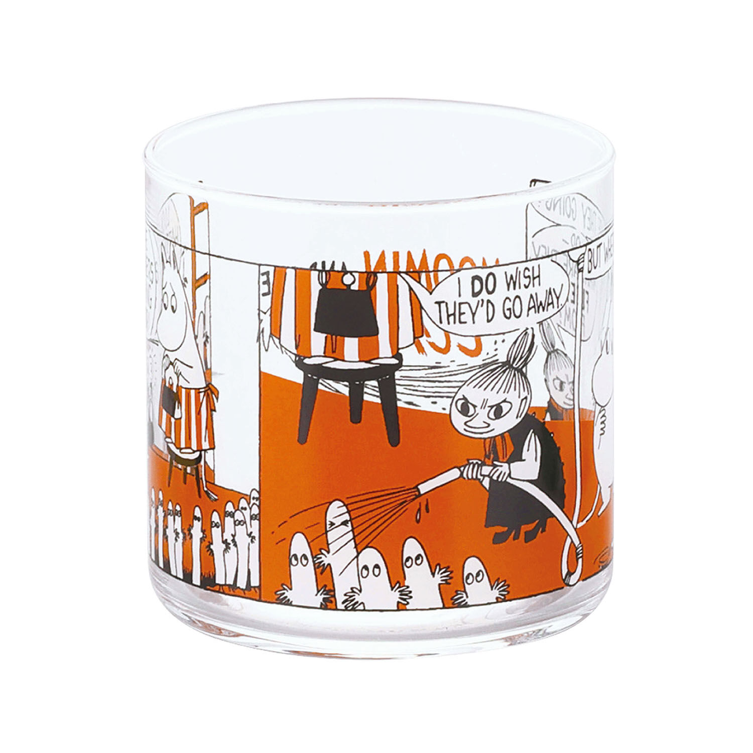 MOOMIN 嚕嚕米漫畫風玻璃杯 330ml 三款圖案可選｜ムーミン コミックグラス ガラスタンブラー