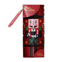 English Tea Shop 胡桃鉗娃娃造型茶包禮 紅色和平款 3種3袋｜English Tea Shop ナットクラッカー・レッド（ティーバッグ3個入）