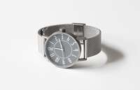 Lemnos eki watch 灰色紀念款 30mm（Mesh 金屬網帶）