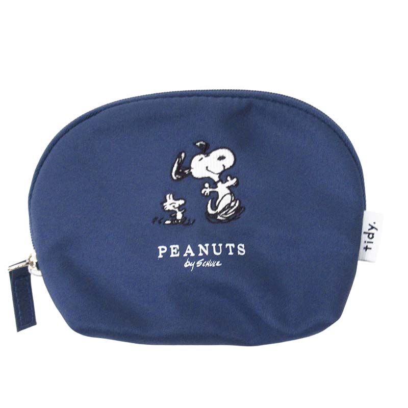 PEANUTS 史努比 tidy 面紙套 深藍色