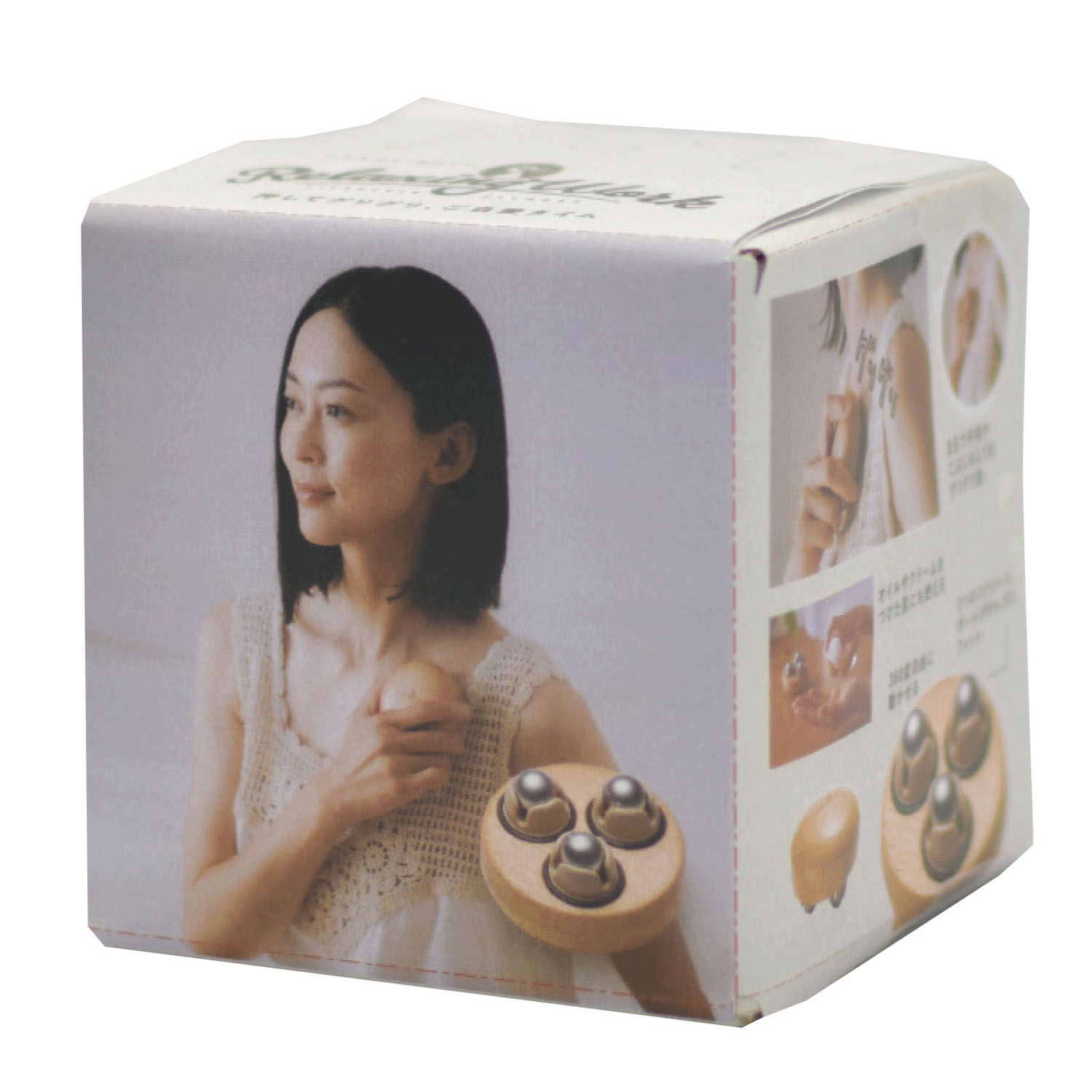 三球滾輪推壓器 橡膠木握柄 不鏽鋼球徑1.5cm 155g|リセットローラーTRIPLE