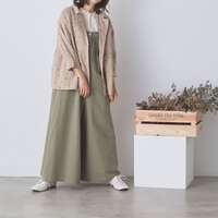 棉麻刷白點點印花腰部抓褶七分袖前開襟襯衫 身寬122cm cloudnine｜麻ドットプリント7分袖ブラウス