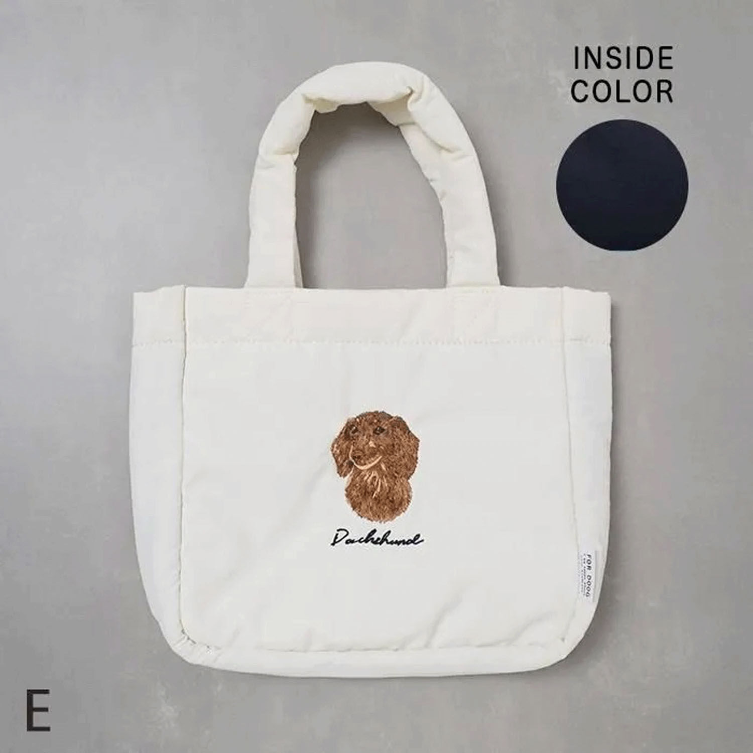 狗狗刺繡吊飾 輕量尼龍迷你托特包 15犬種｜ドッグ トートバッグ