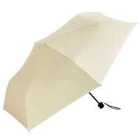 素面 遮光100% UV遮蔽100% 晴雨兼用 折疊傘 60cm｜オールウェザープレーン折傘