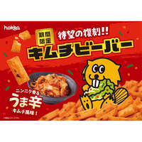 泡菜風味炸米菓 北陸昆布米果 55g HOKKA｜キムチビーバー 55g