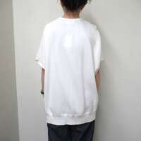 【Bibmilk】切邊圓領棉質衛衣T恤 日本製 ｜Bibmilk カットオフクルーネックスウェットTシャツ