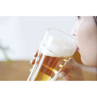 耐熱雙層玻璃杯 350毫升 年節聚餐啤酒杯｜泡を楽しむ耐熱ダブルグラス