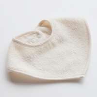 有機棉領巾式嬰兒圍兜 20×18cm【PLANTIA ORGANIC】｜スタイ(バンダナ)
