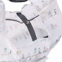 貓咪鐵絲藝術 市集購物袋 34×38cm【HAyU×ace】｜HAyU×ace マルシェバッグ