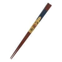 八角削木筷 八角舞 握感柔和 海軍藍23cm／橘21.5cm｜八角舞