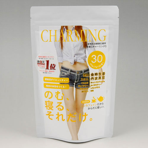 茶眠 丹波黑豆生薑無咖啡因草本袋茶 2g×30袋 共60g｜茶眠（チャーミング） 女性生活健康応援茶