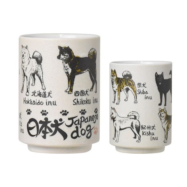日本犬圖案茶杯｜日系餐具・日本直送