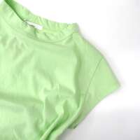 【LAITERIE】USE天竺法式袖中領T恤 日本製 ｜LAITERIE USE天竺 フレンチミドルネックTシャツ