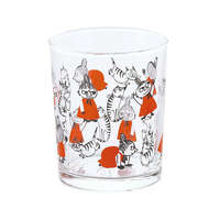 MOOMIN 嚕嚕米小不點玻璃杯 220ml 杯內也看得到圖案 貓咪／小狗｜ムーミン リトルミイプラス ガラスタンブラー