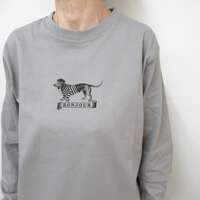 【ANGE IN DISGUISE】Bonjour Dog 印花T恤 ｜ANGE IN DISGUISE プリントTシャツ Bonjour Dog