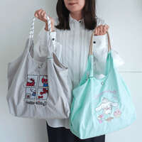 三麗鷗 Kitty 酷洛米 大耳狗 刺繡托特包 撥水【unify】｜unify×サンリオキャラクターズ 刺繍トートバッグ