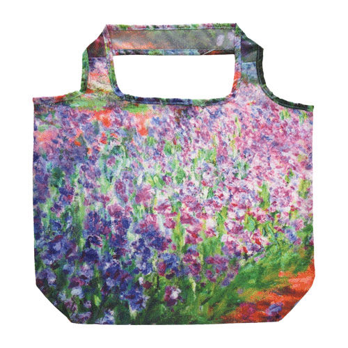 名畫 折疊環保購物袋 38×29cm 梵谷莫內慕夏 10款|名画エコバッグ