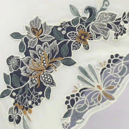 刺繡圖案 遮光100% 晴雨兼用 長傘 50cm