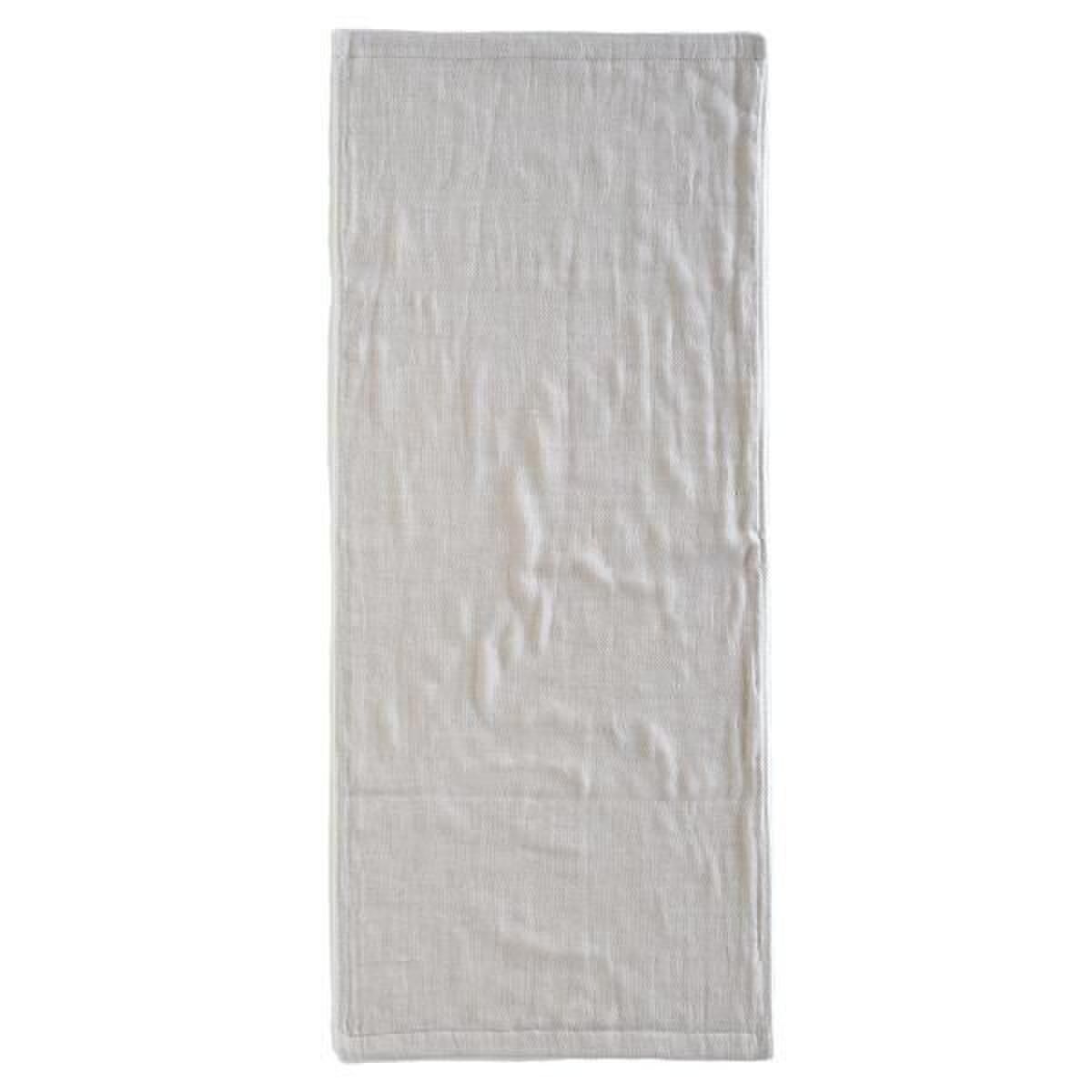 今治有機棉紗布洗臉巾 素面款 33×80cm【PLANTIA ORGANIC】｜トラッドシャンブレーフェイスタオル