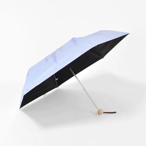 BLACK COATING UV PARASOL mini 紫藤花 晴雨兼用 折疊傘