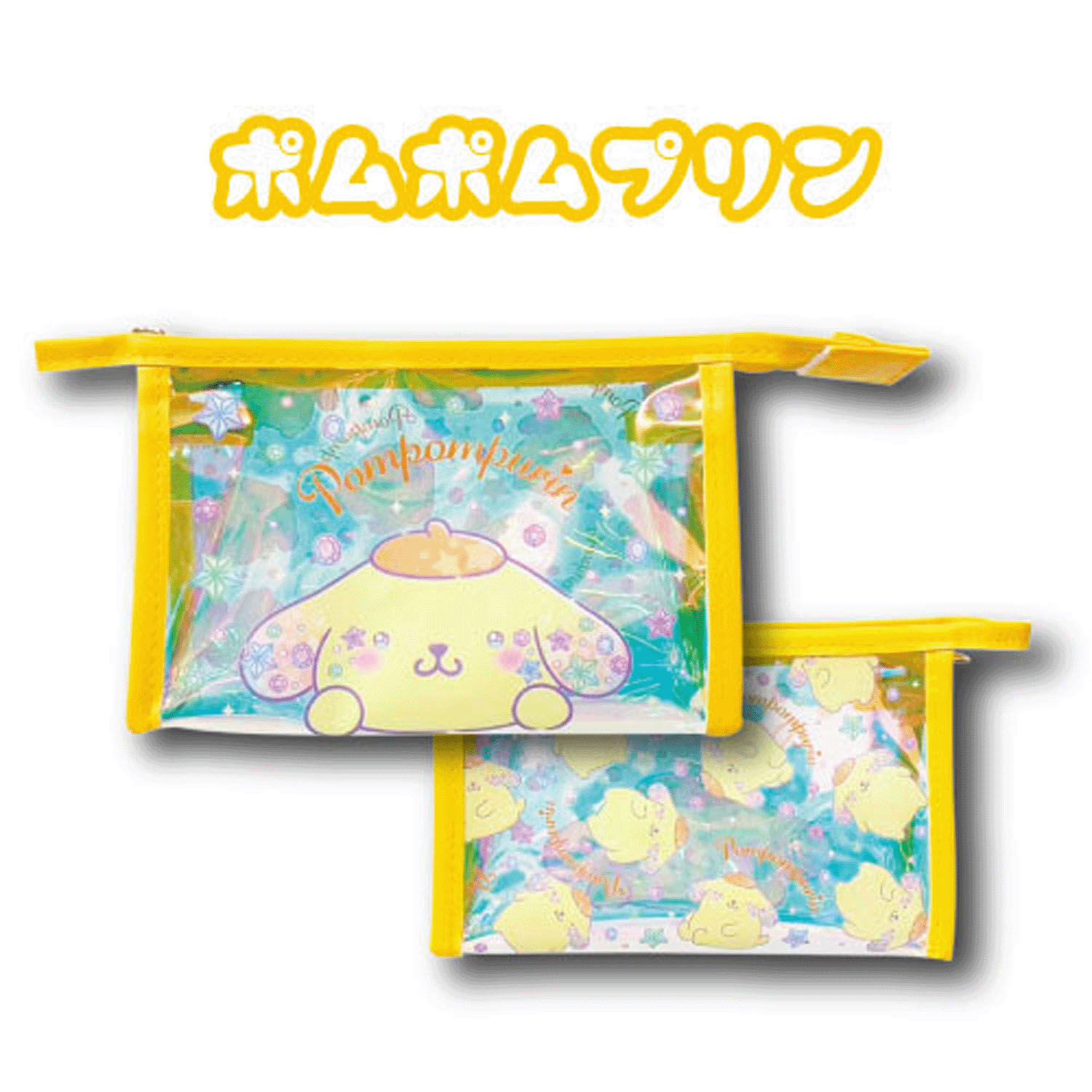 三麗鷗 極光閃亮收納包 化妝文具 拉鍊 11×17×5cm 5款｜サンリオキラキラマルチポーチ